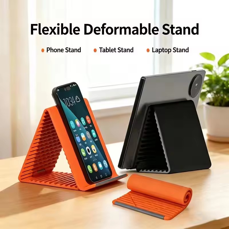 Useful Tablet Accessories - Lazy Portable Phone Stand Silicone Desktop