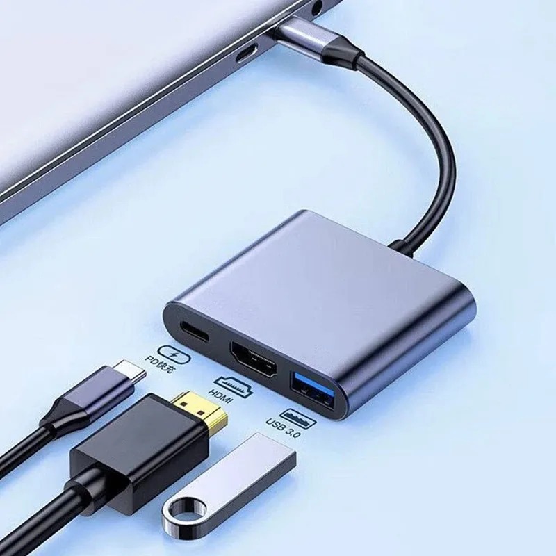 Hdmi Adapter Tablet - USB C HUB 3in1 Type C