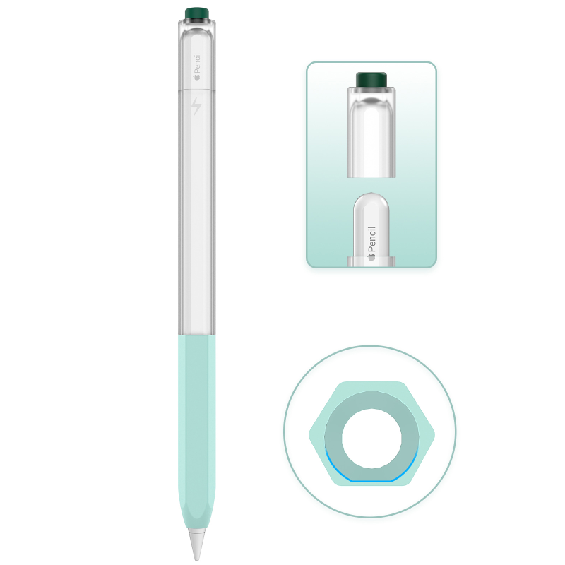 Tablet Pencil Accessories - Jelly Color Translucent Silicone Case for