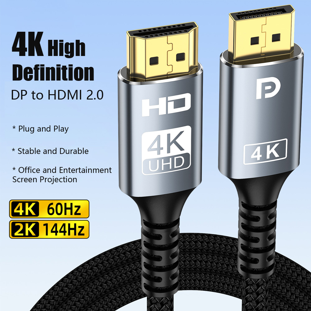 Hdmi Adapter Tablet - 4K@60Hz DP to HDMI 2.0 Compatible