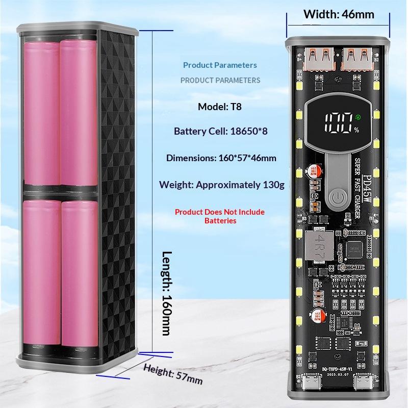 Tablet Accessories For Students - PD 45W Super Fast Charging 8