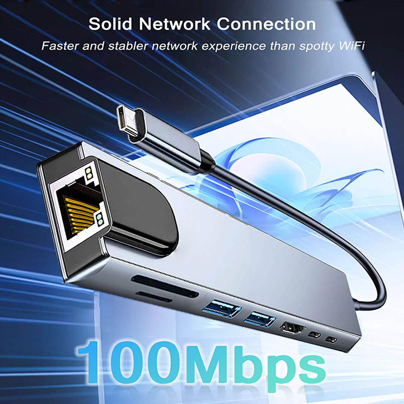 8 In 1 USB Type C Hub for MacB - огляд і ціна Hdmi Adapter Tablet