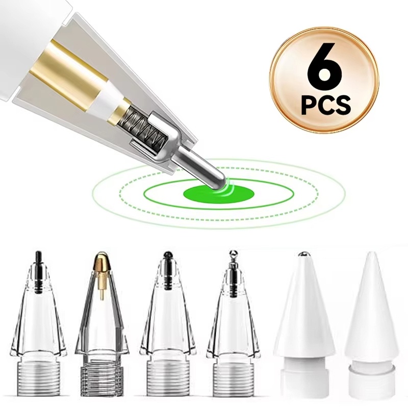 6 Pcs Replacement Pencil Tips  - огляд і ціна Stylus Replacement Tip