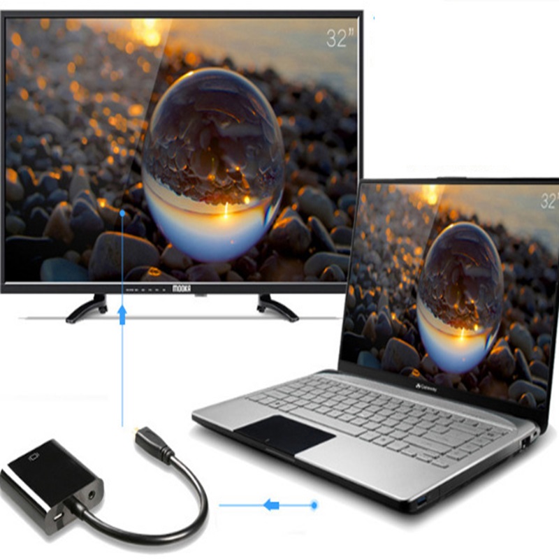 Micro HDMI to VGA Connector Mi - огляд і ціна Hdmi Adapter Tablet