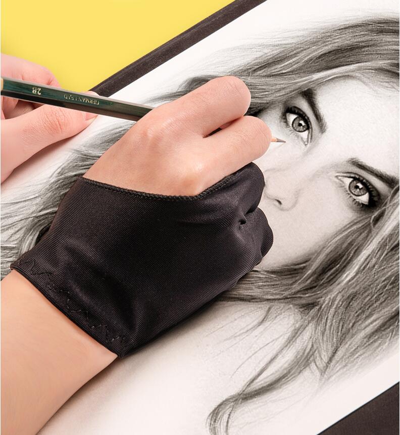 Two-fingers Artist Anti-touch  - огляд і ціна Drawing Glove Artist