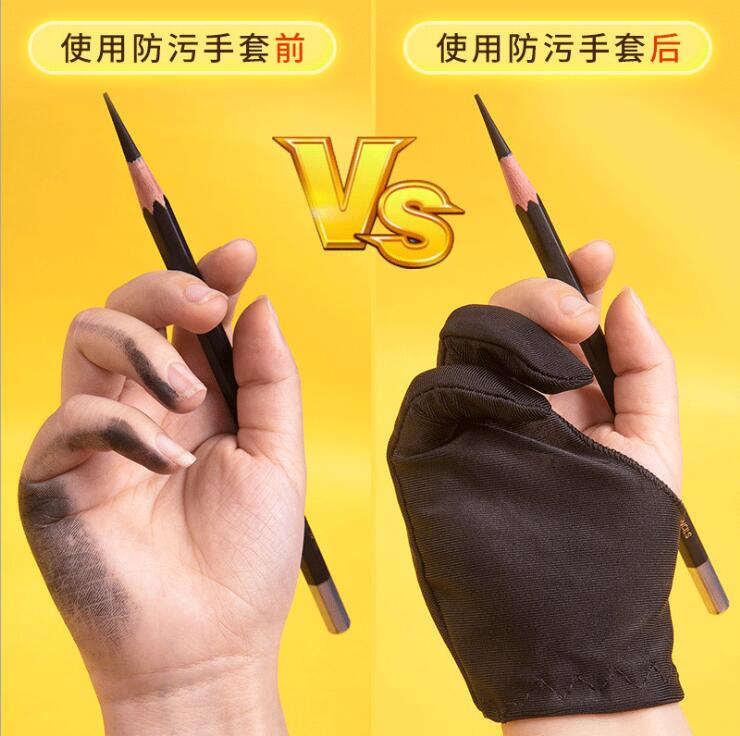 Two-fingers Artist Anti-touch  - огляд і ціна Drawing Glove Artist