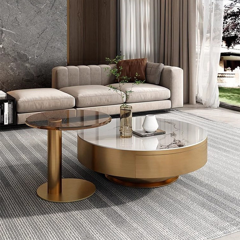 Round Clear Coffee Table Simpl - огляд і ціна Unique Table Accessories