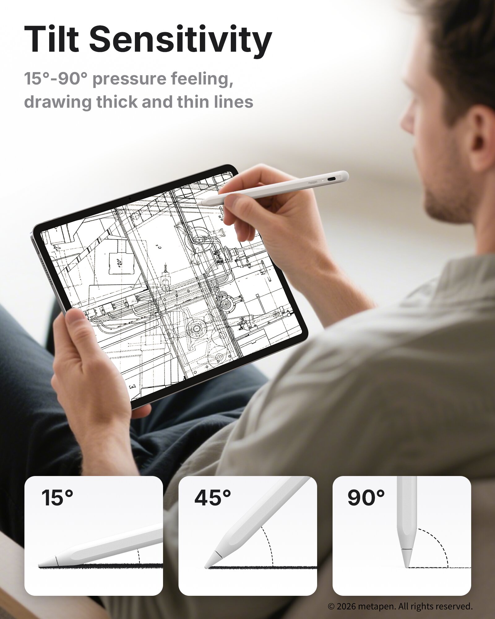 MetaPen A8 Stylus Pen For iPad - огляд і ціна Tablet Pencil Accessories