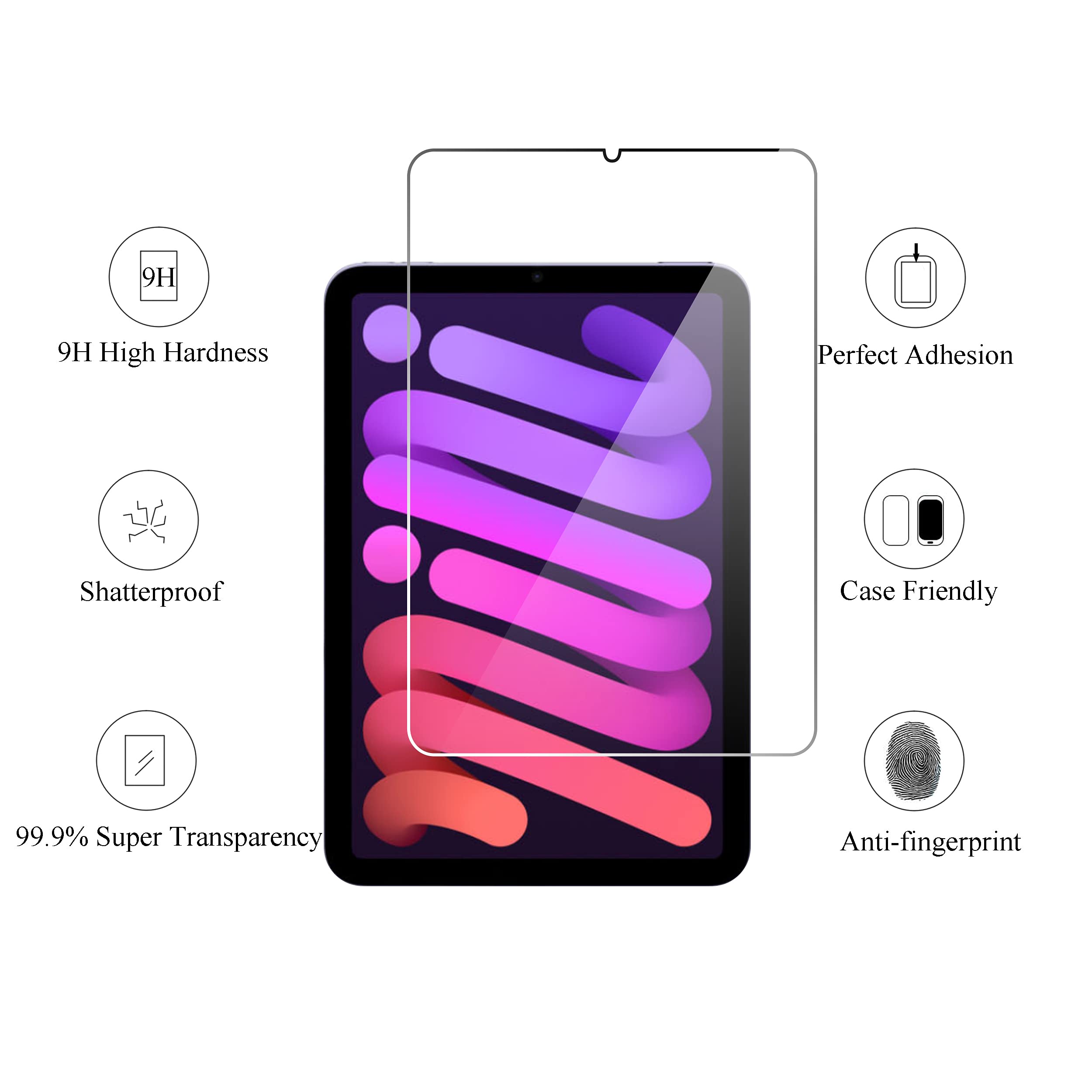 2PCS Tempered Glass Screen Pro - огляд і ціна Tablet Ipad Accessories