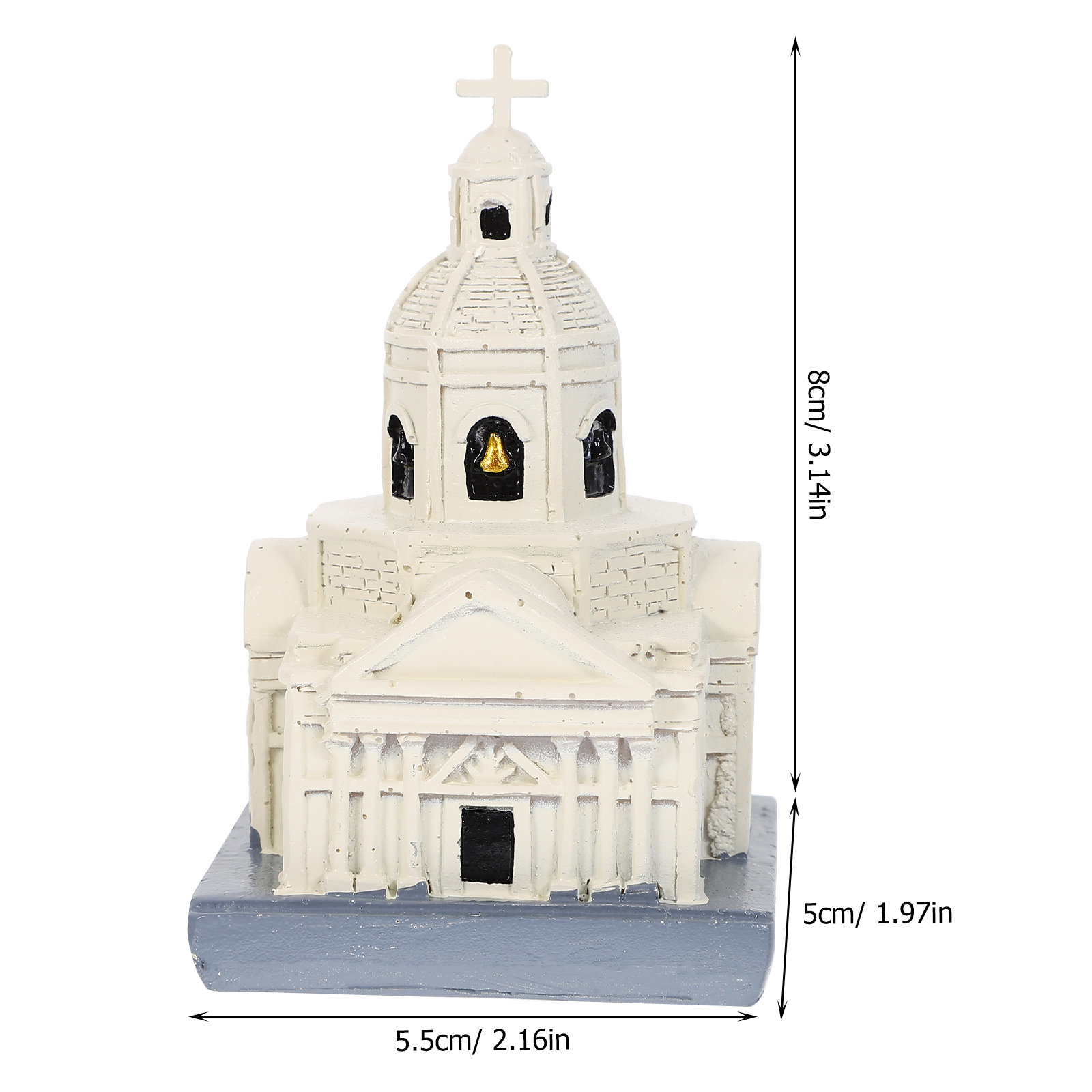 Chic Resin Cathedral Ornament  - огляд і ціна Office Table Accessories Unique