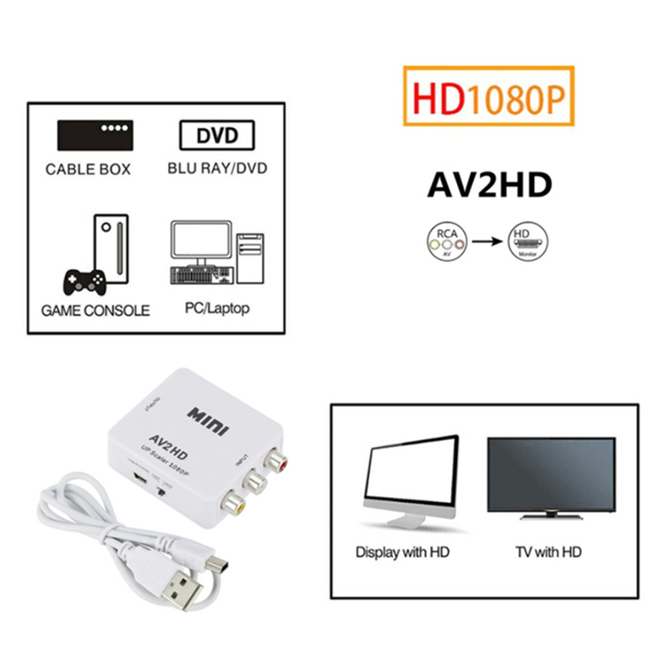 HDMI-compatible to AV RCA Conv - огляд і ціна Hdmi Adapter Tablet