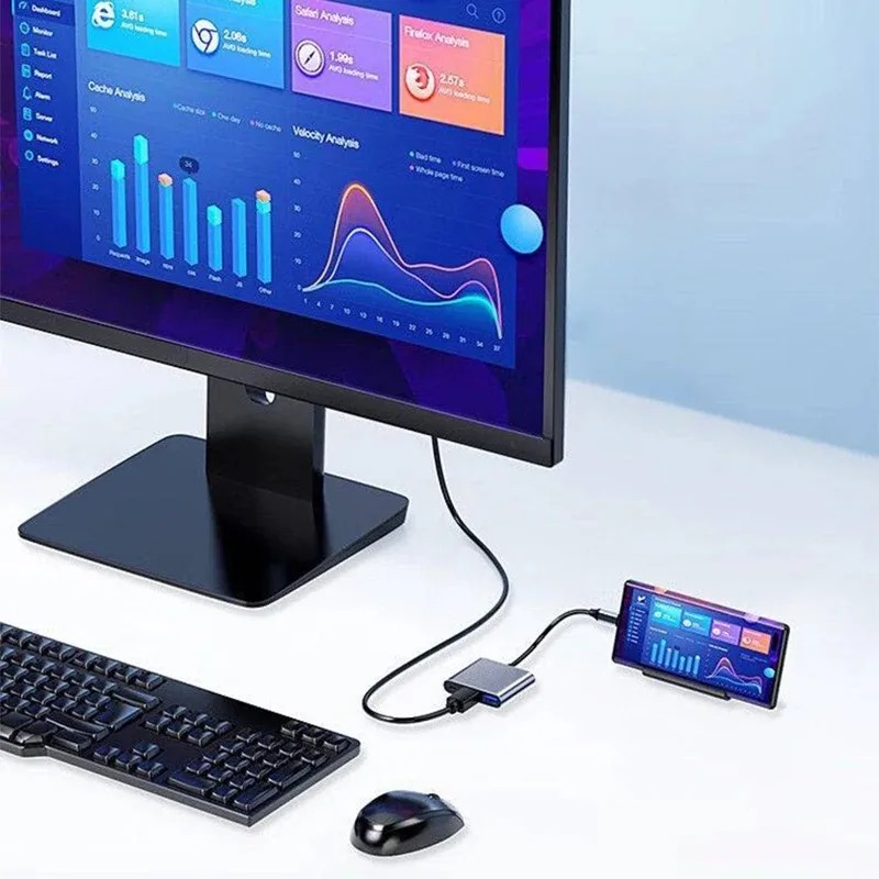 USB C HUB 3in1 Type C 3.0 to H - огляд і ціна Hdmi Adapter Tablet