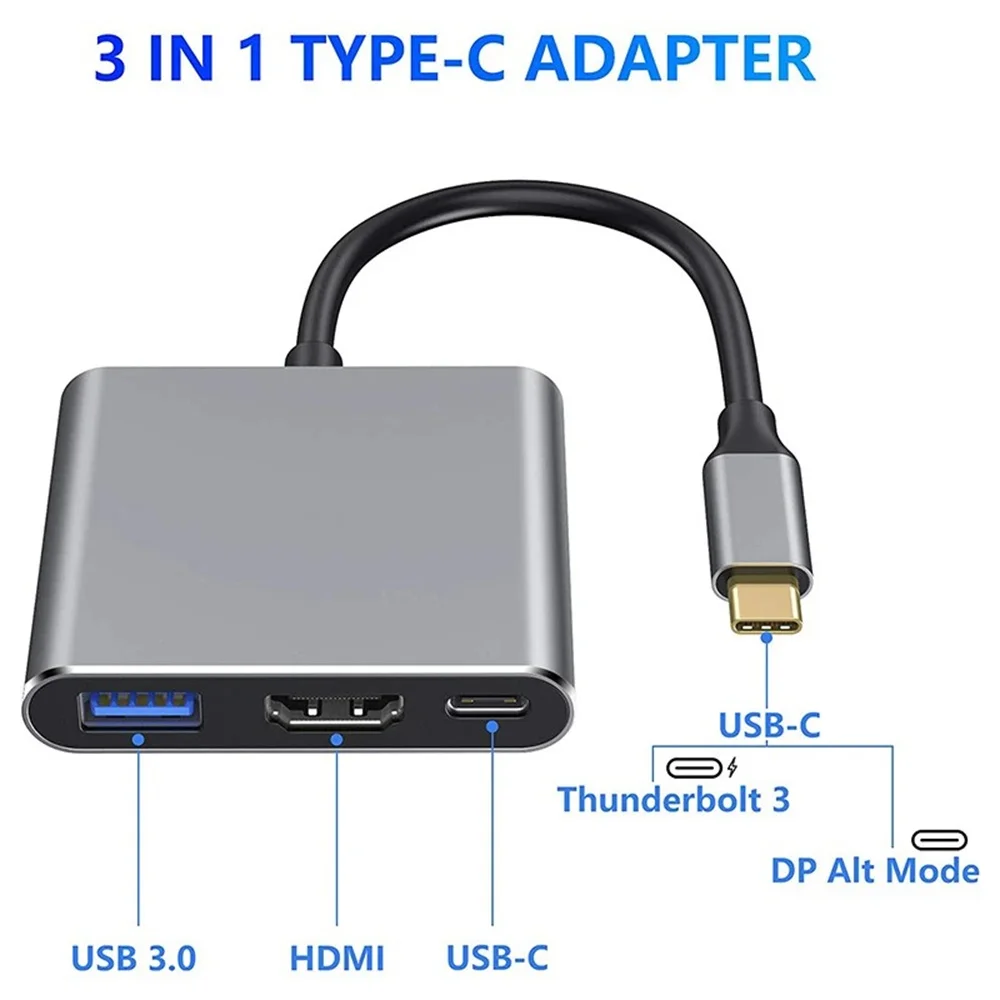 USB C HUB 3-in-1 Multiports Ad - огляд і ціна Hdmi Adapter Tablet