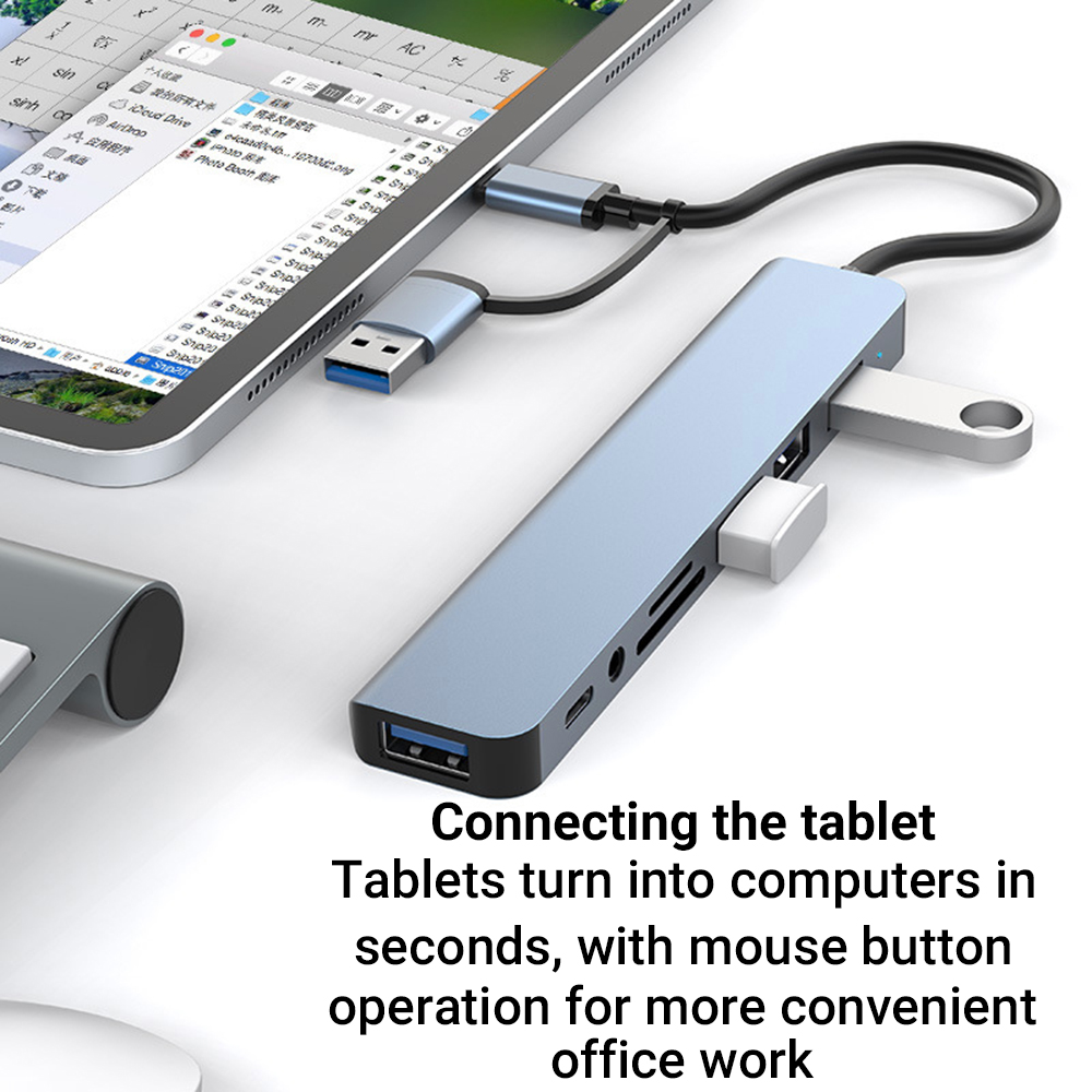 9-in-1 Dual Head USB Docking S - огляд і ціна Tablet Accessories For Students