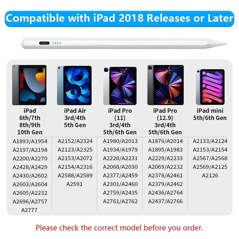 Stylus Pen For Apple iPad Palm - огляд і ціна Tablet Pencil Accessories