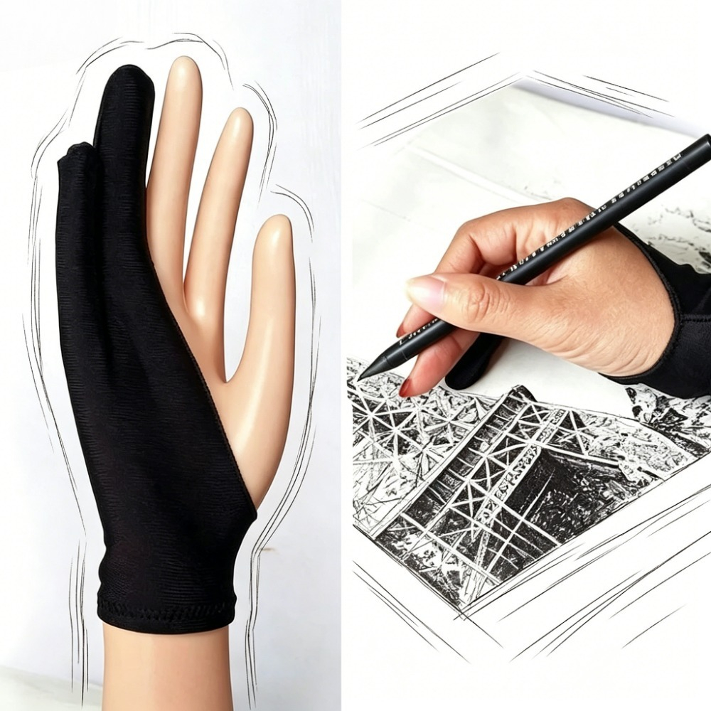 Artist Two-Finger Gloves Anti  - огляд і ціна Drawing Glove Artist