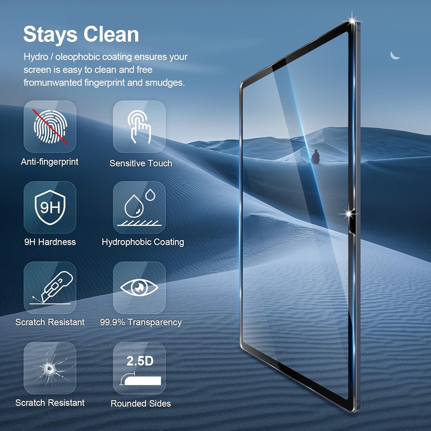 2PCS Tempered Glass Screen Pro - огляд і ціна Samsung Tablet S10 Accessories