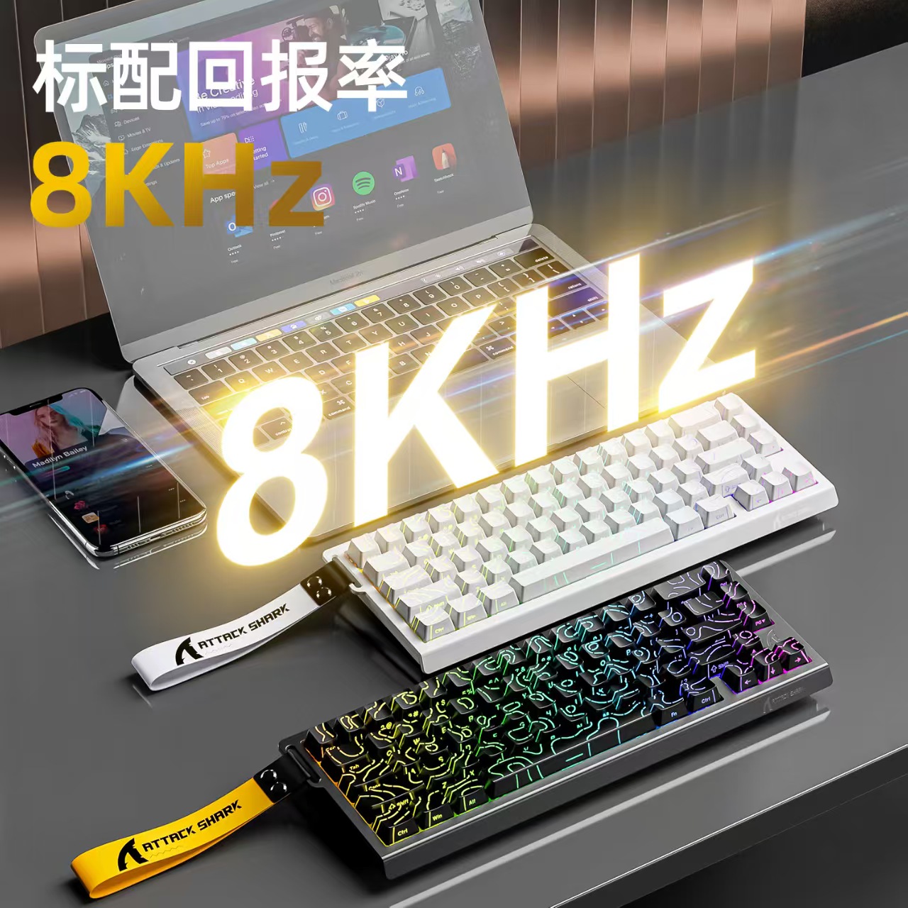 ATTACK SHARK X68HE Magnetic Me - огляд і ціна Tablet Accessories Uk