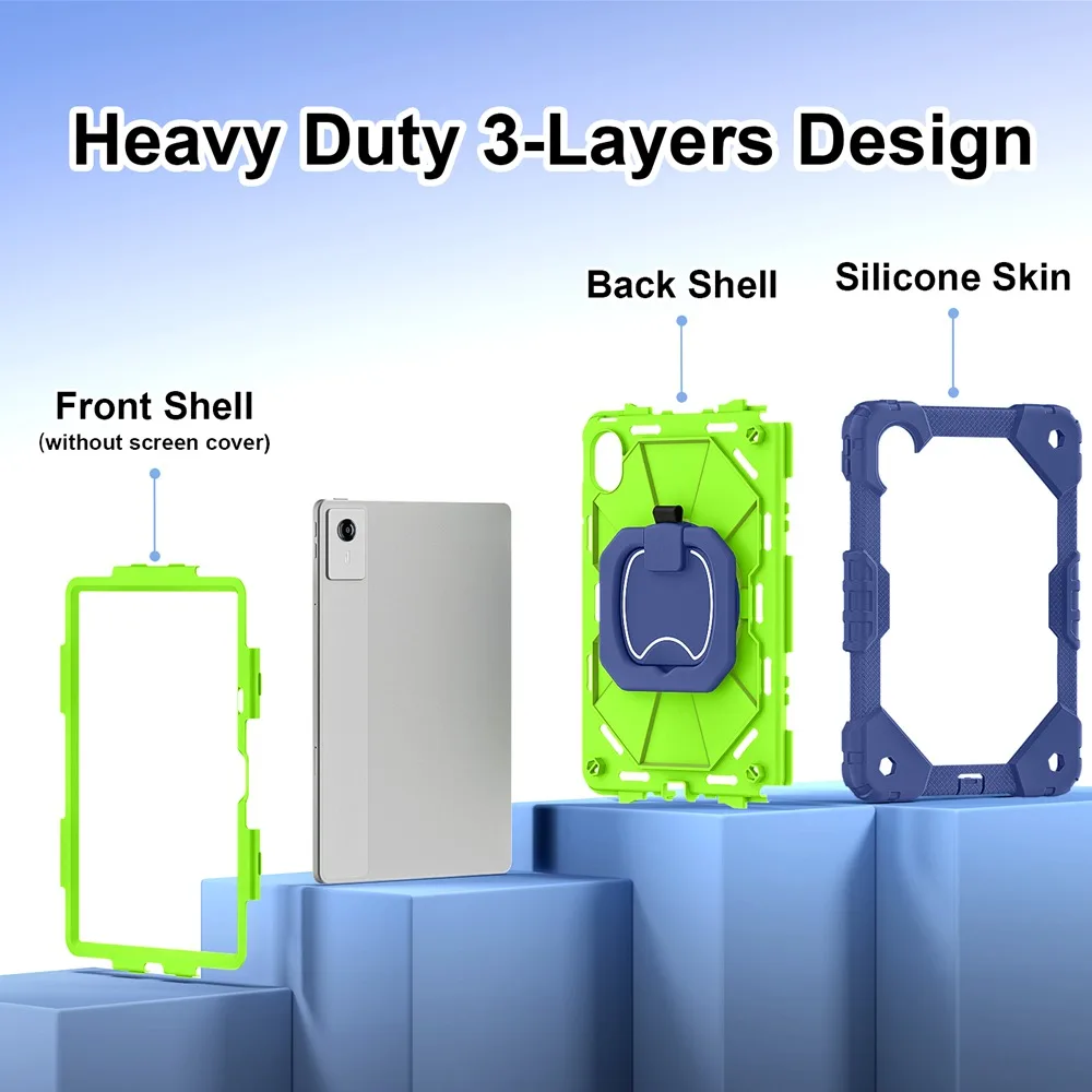 360° Rotating Rugged Case For  - огляд і ціна Lenovo Tablet M11 Accessories