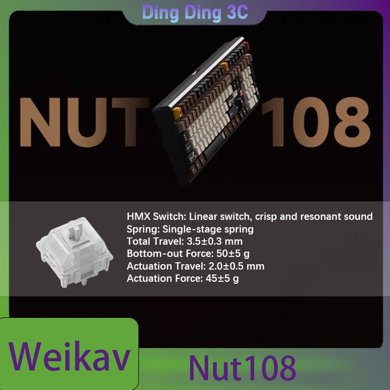 Weikav Nut108 Wireless Mechani - огляд і ціна Tablet Accessories Uk